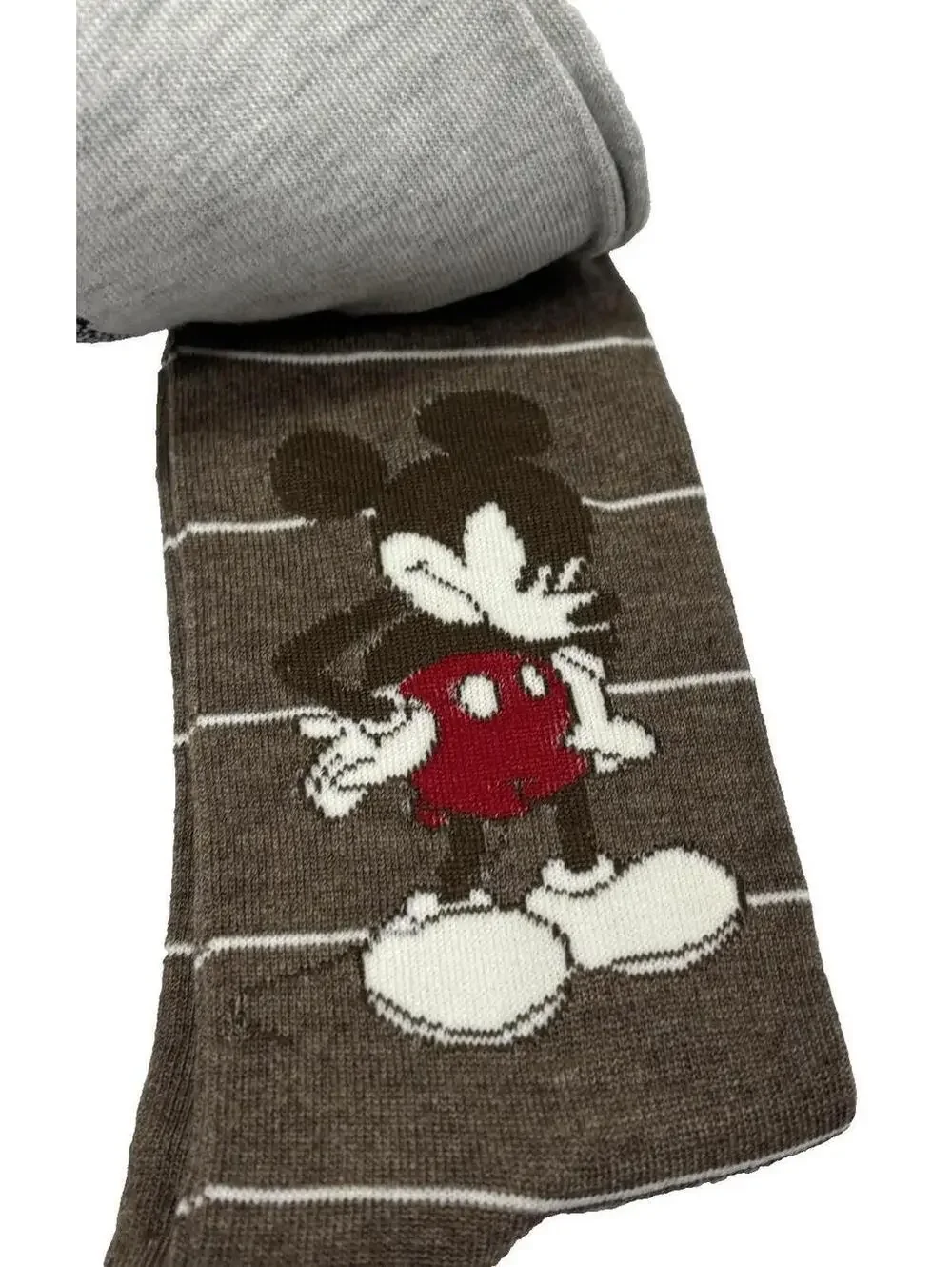 Disney Mickey Mouse Pluto Crew Socks 2-Pack Unisex Size 6-12 Cartoon Gift Socks